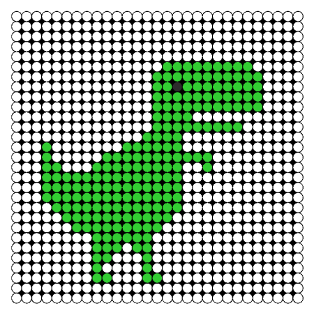 Вышивка Динозаврик