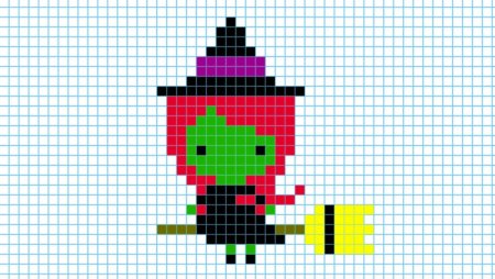 Ведьма по клеткам