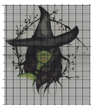 Вышивка крестом Хэллоуин схемы