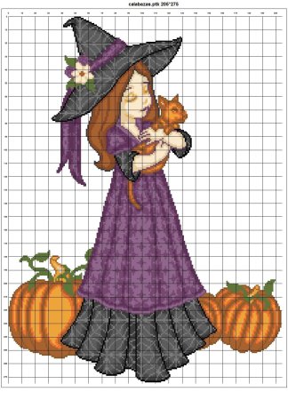 Ведьмочки вышивка крестом