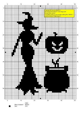 Схемы для вышивки крестиком Хэллоуин