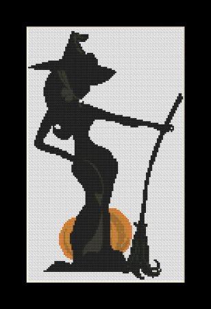 Вышивка ведьма