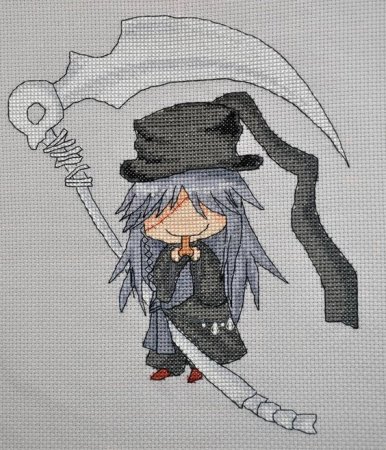 Аниме вышивка тёмный дворецкий