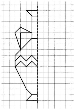Симметрия задания для детей