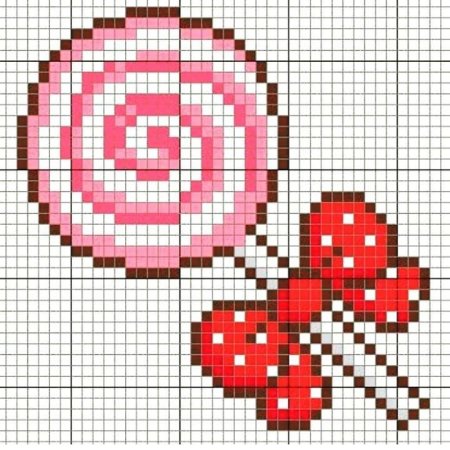 Леденец по клеточкам