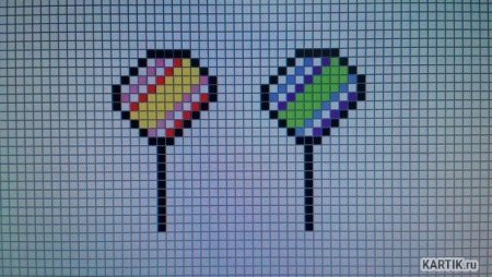 Рисунки по клеточкам для начинающих