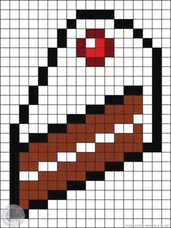 Рисунки по клеточкам сладости