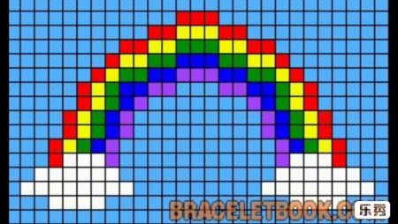 Рисунки по клеточкам маленькие радужные