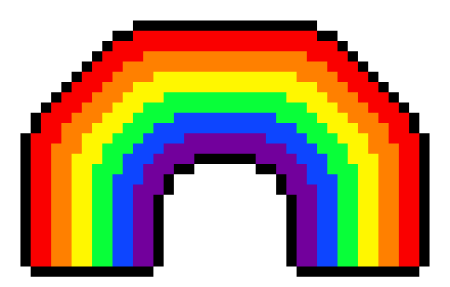 Рисование по клеточкам облачко