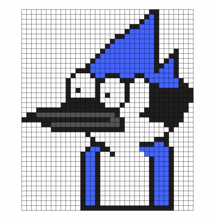 Пиксельные рисунки по клеточкам