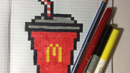 Рисования маркером по клеточкам