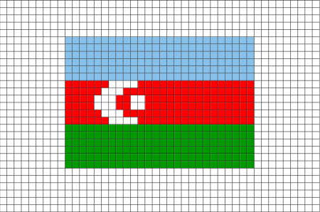 Флаг в клетку рисунок