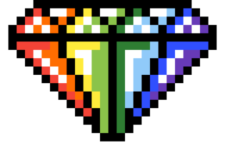 Алмаз по клеткам