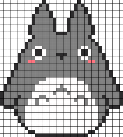 Череп по пикселям