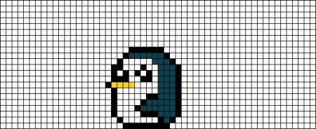 Жаккардовый узор Пингвин