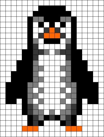 Вышивка крестом Пингвин