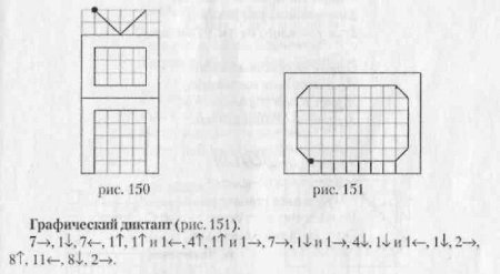 Графический диктант для дошкольников 6-7 мебель