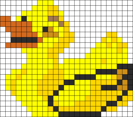 Утка по клеточкам