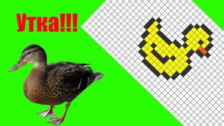 Пиксельная уточка