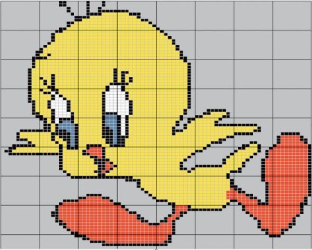 Утенок по клеткам