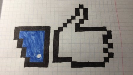 Рисунки по клеточкам лёгкие