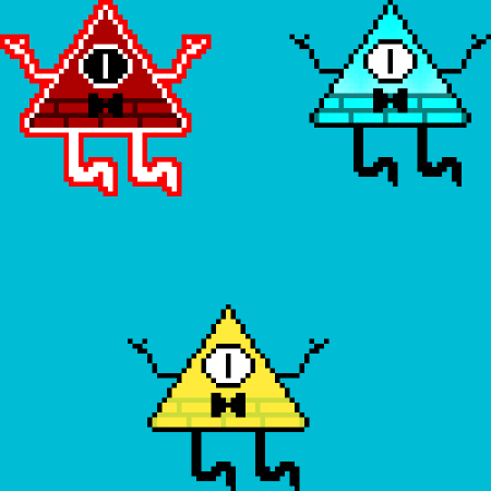 Билл Сайфер пиксель арт