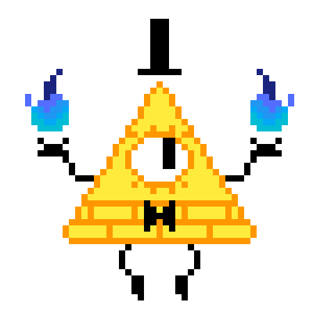 Билл Сайфер пиксель арт