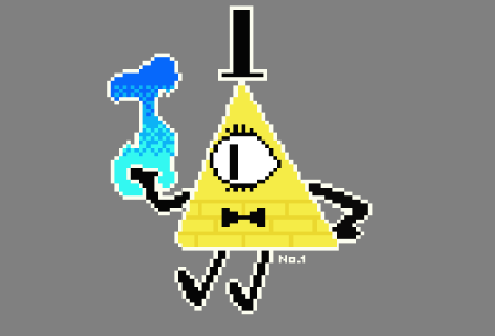 Билл Сайфер пиксель арт