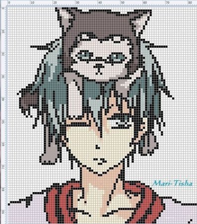 Баскетбол Куроко вышивка крестом схемы