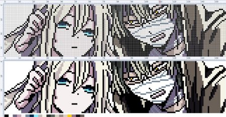 Аниме по клеточкам