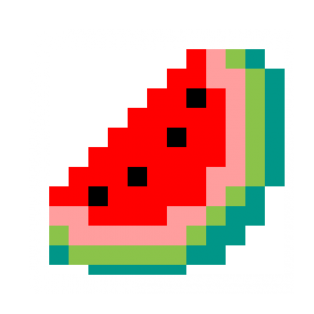 Фрукты пиксель арт