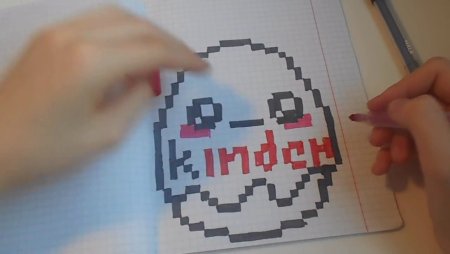 Мини рисуночки по клеточкам пикселька