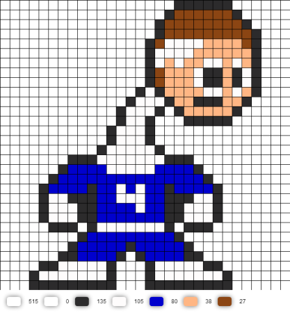 Рисунки по клеточкам маленькие для блокнота