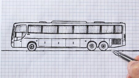 Рисование автобус