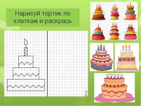 Схема торта рисунок