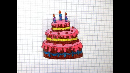 Тортик вышивка крестиком