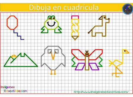 Рисование по клеточкам насекомые