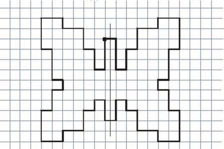 Графический диктант симметричный