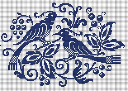 Вышивание монохром