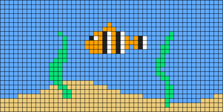 Рыба в клеточку