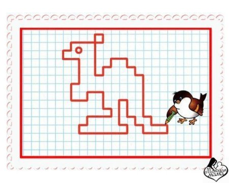 Игра по клеточкам для детей
