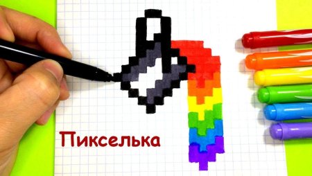 Пиксель рисунки по клеточкам