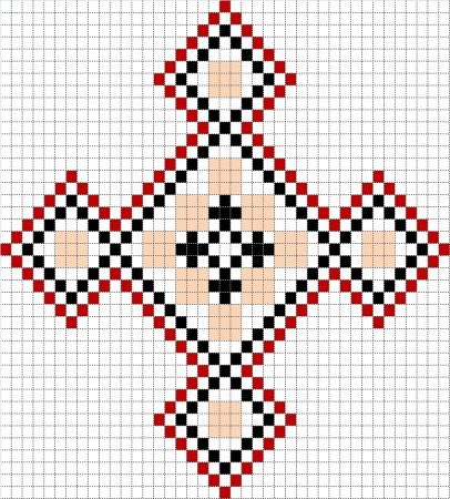 Чувашские узоры для вышивки крестом