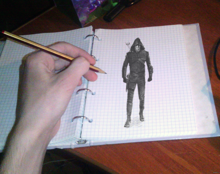 Рисование по клеткам стрела