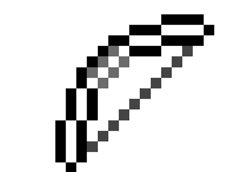 Раскраска майнкрафт лук