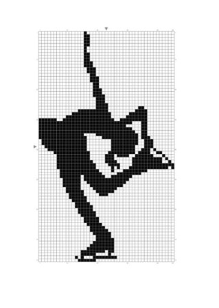 Рисование по клеточкам спорт