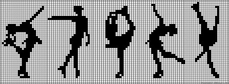 Силуэты по клеточкам