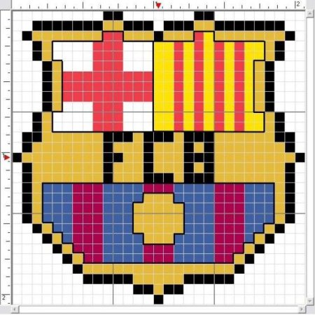 Рисование значков по клеточкам