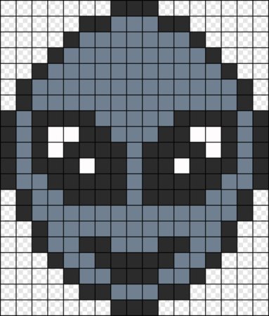 Инопланетянин по клеткам