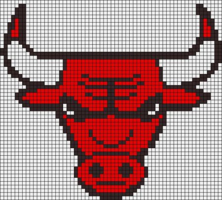 Чикаго Буллз по клеточкам